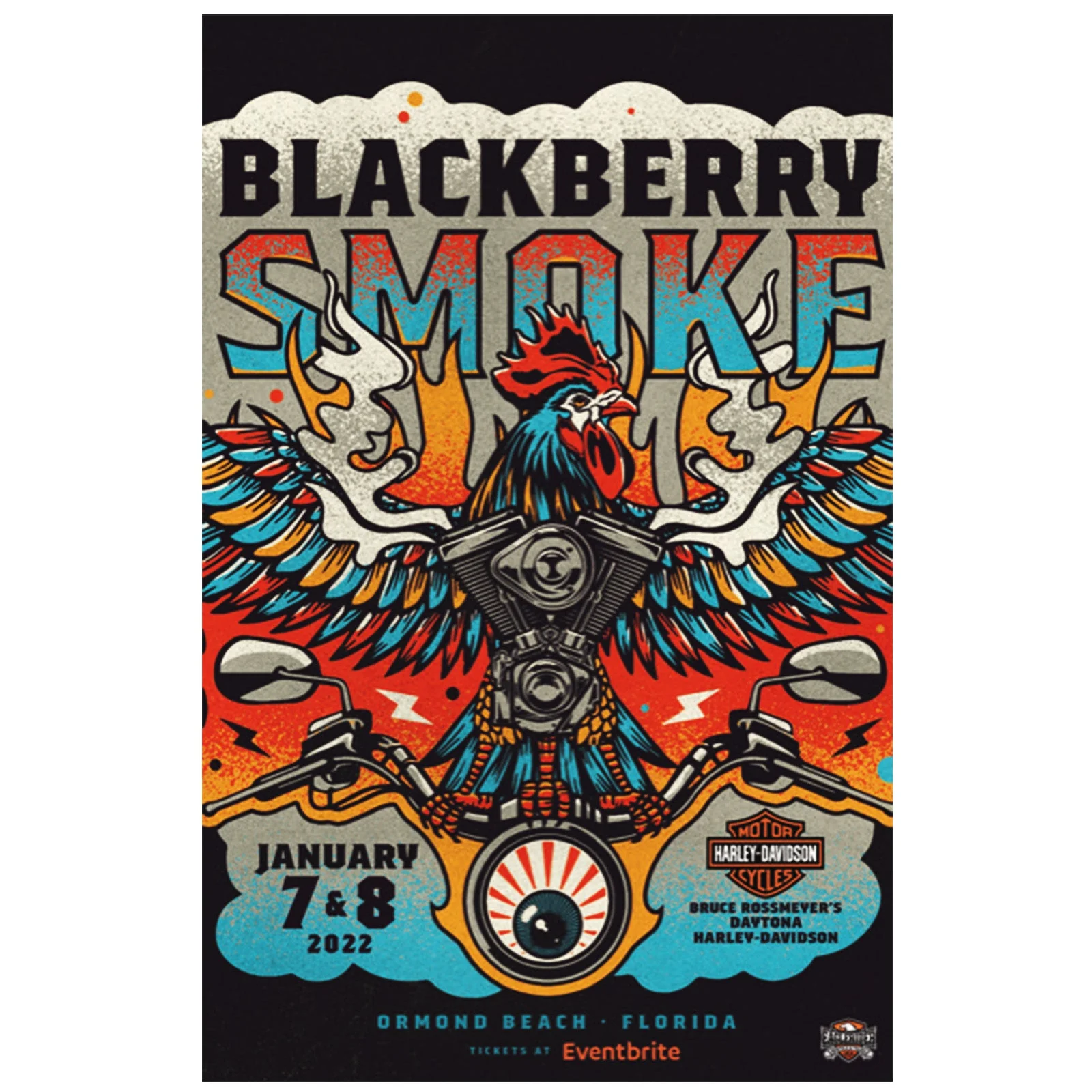 Blackberry Smoke tour poster — 2026